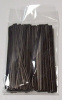 BLACK 4 Inch Twistie Bag Ties (Qty 100)